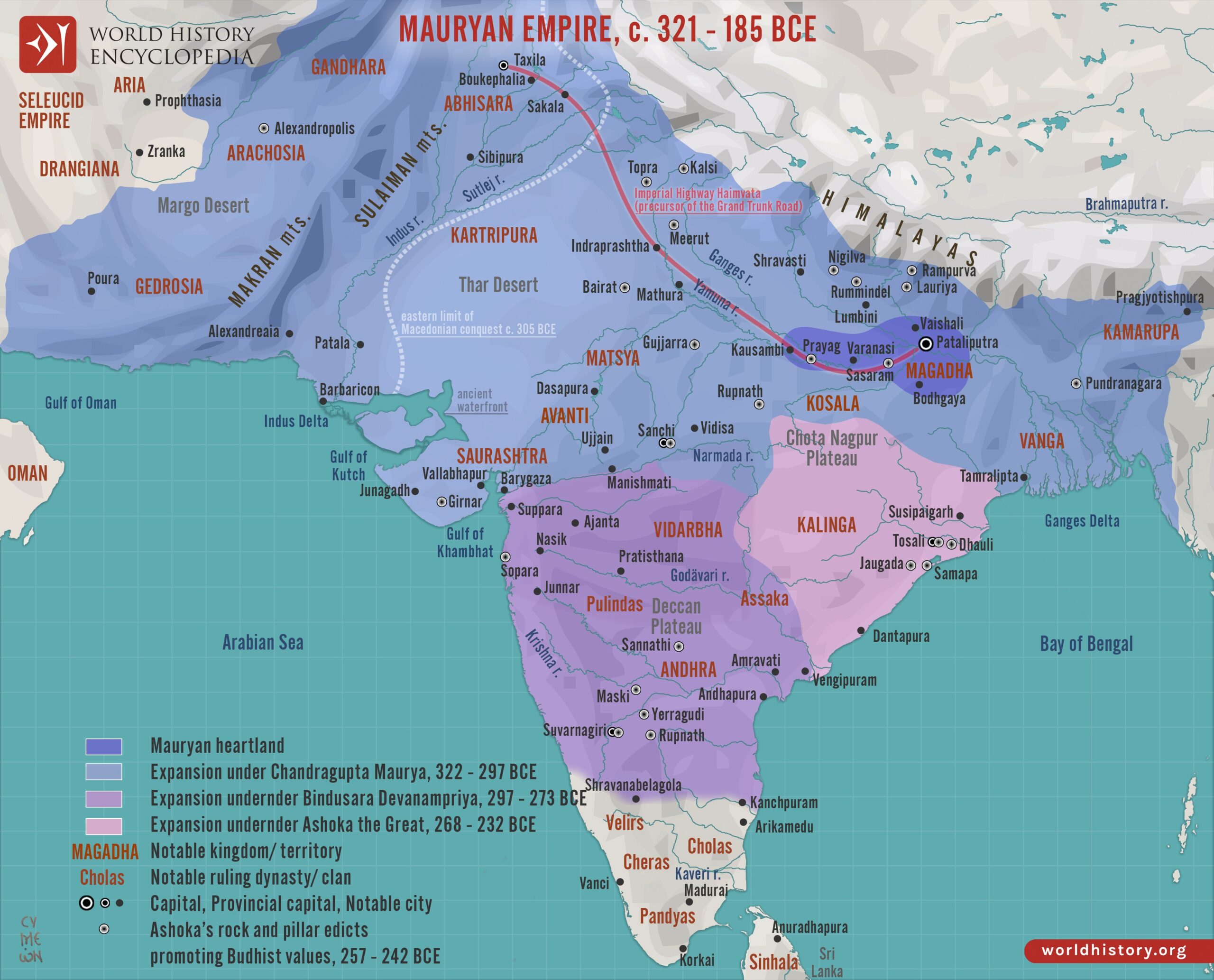 Mauryan Empire (322 - 185 BCE)