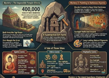 Indian rock-cut architecture Infographics