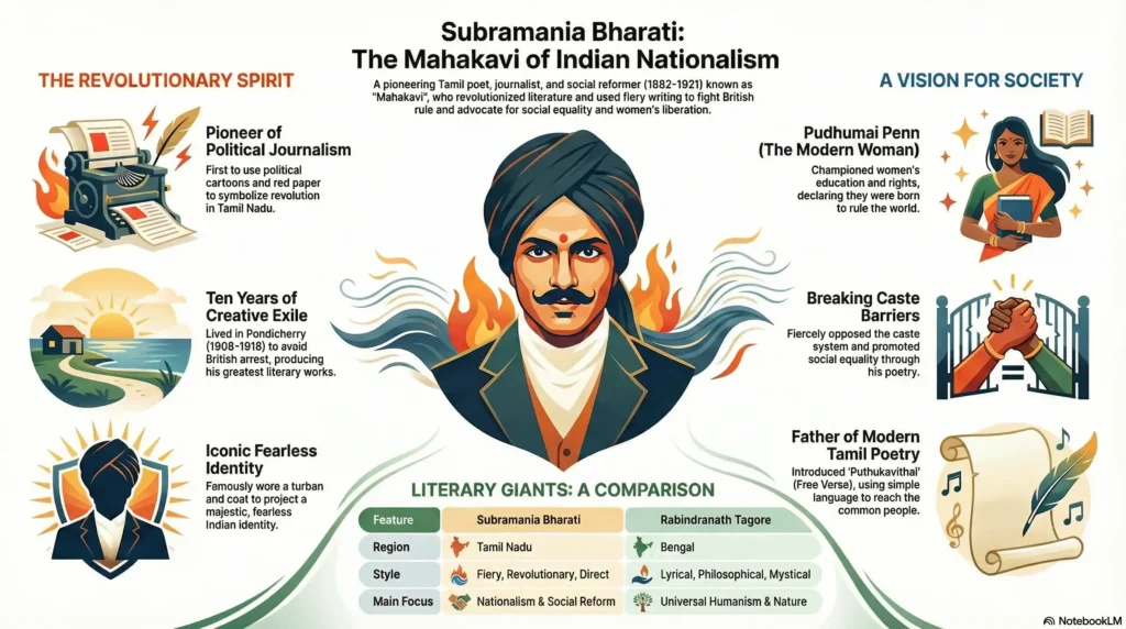 Subramania Bharati: The Mahakavi of Indian Nationalism Subramania Bharati: The Mahakavi of Indian Nationalism