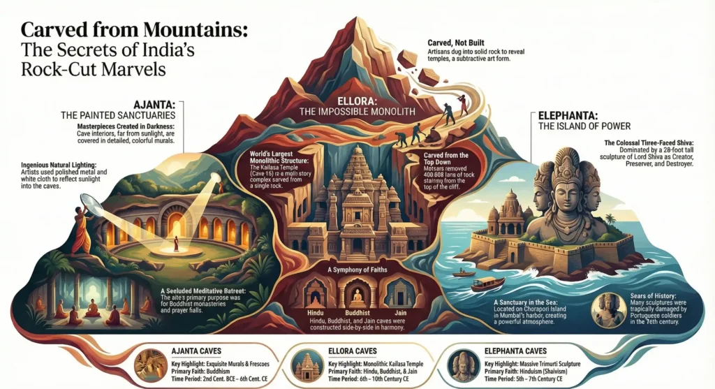Indian rock-cut architecture