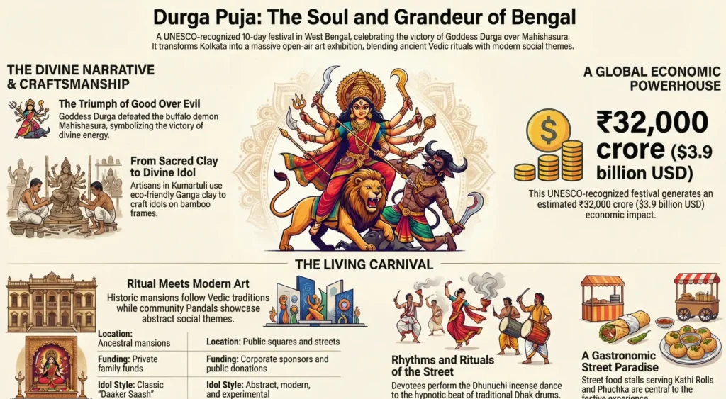 Durga Puja: Celebrating the Divine Feminine in the Heart of Bengal