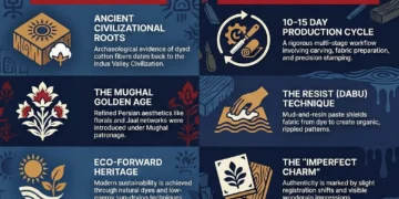 Indian Textiles: From Lustrous Silk Sarees to Hand-Block Prints