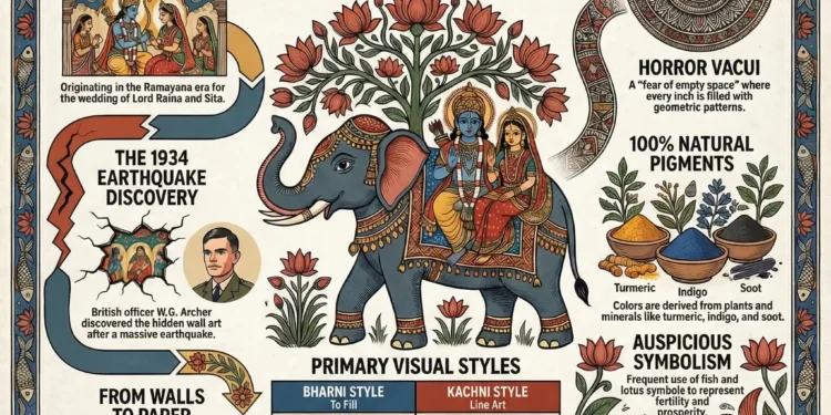 Madhubani Painting: The Ancient Wall Art of Mithila Madhubani Painting: The Ancient Wall Art of Mithila