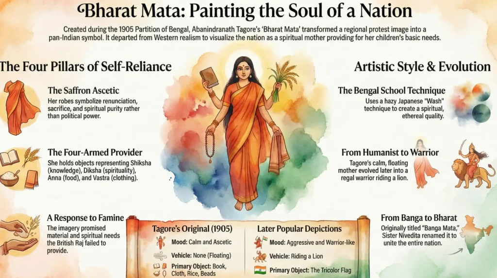 Bharat Mata: How Abanindranath Tagore Painted the Soul of a Nation Bharat Mata: How Abanindranath Tagore Painted the Soul of a Nation