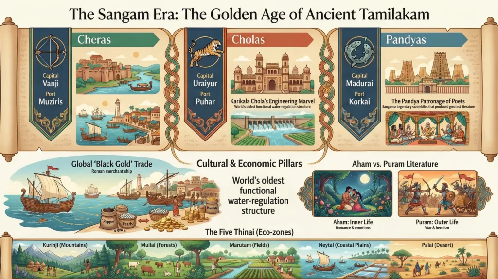 Sangam Period: When Tamil Literature and Trade Flourished