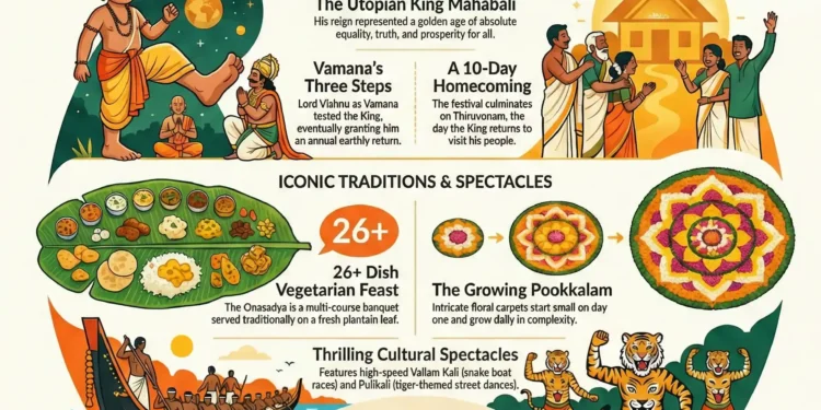 Onam: Kerala's Grand Celebration of Harvest, Equality, and King Mahabali