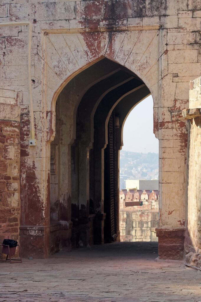 Mehrangarh Fort at Jodhpur, associated with the Rathore rulers of Marwar.