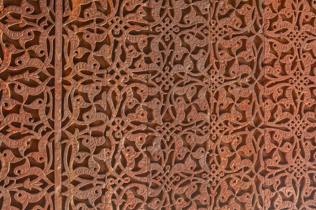 The Qutb Minar complex, begun under the early Delhi Sultanate.