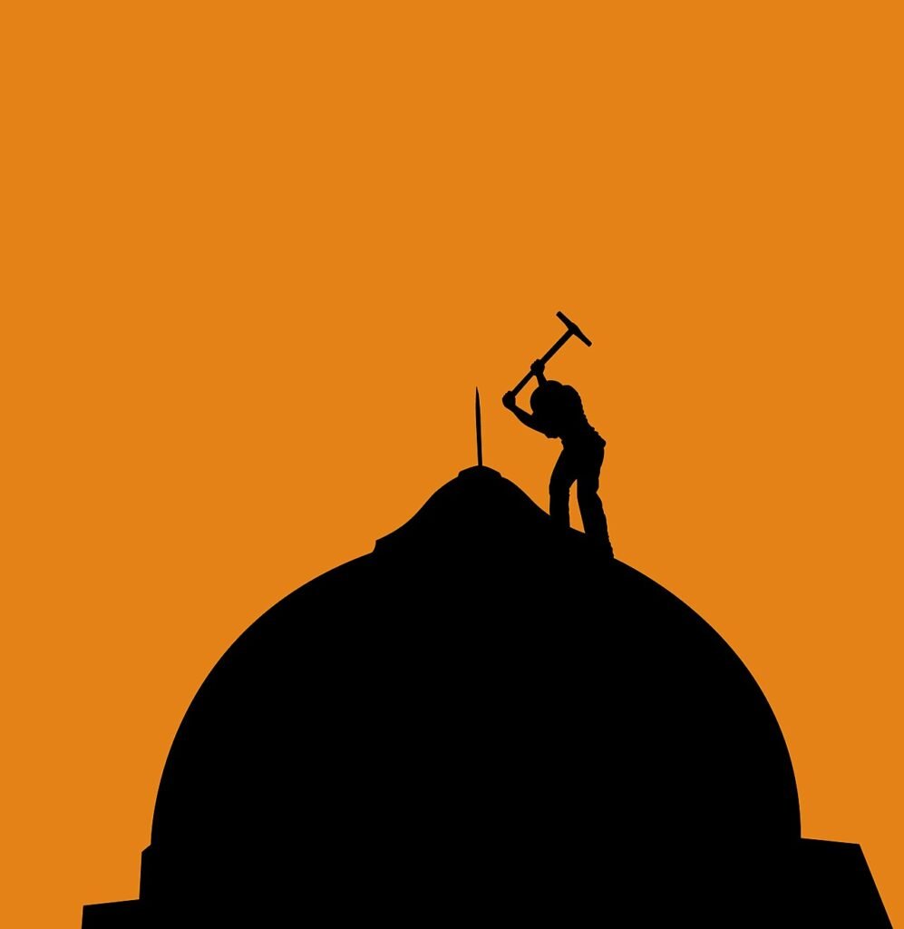 Babri Masjid Demolition 1992: The Day a Dispute Became a National Rupture Babri Masjid Demolition Poster.jpg — related to A Quarrel With the Past