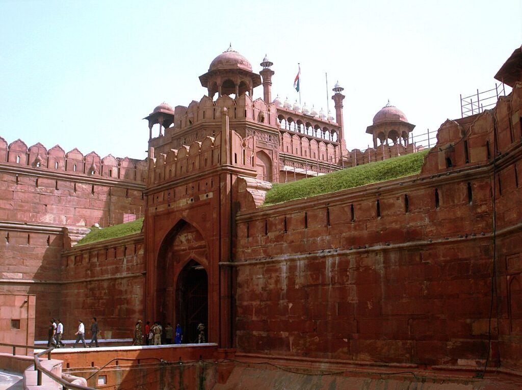 Lahore Fort, part of the Mughal political landscape in which the events surrounding Guru Arjan unfolded.