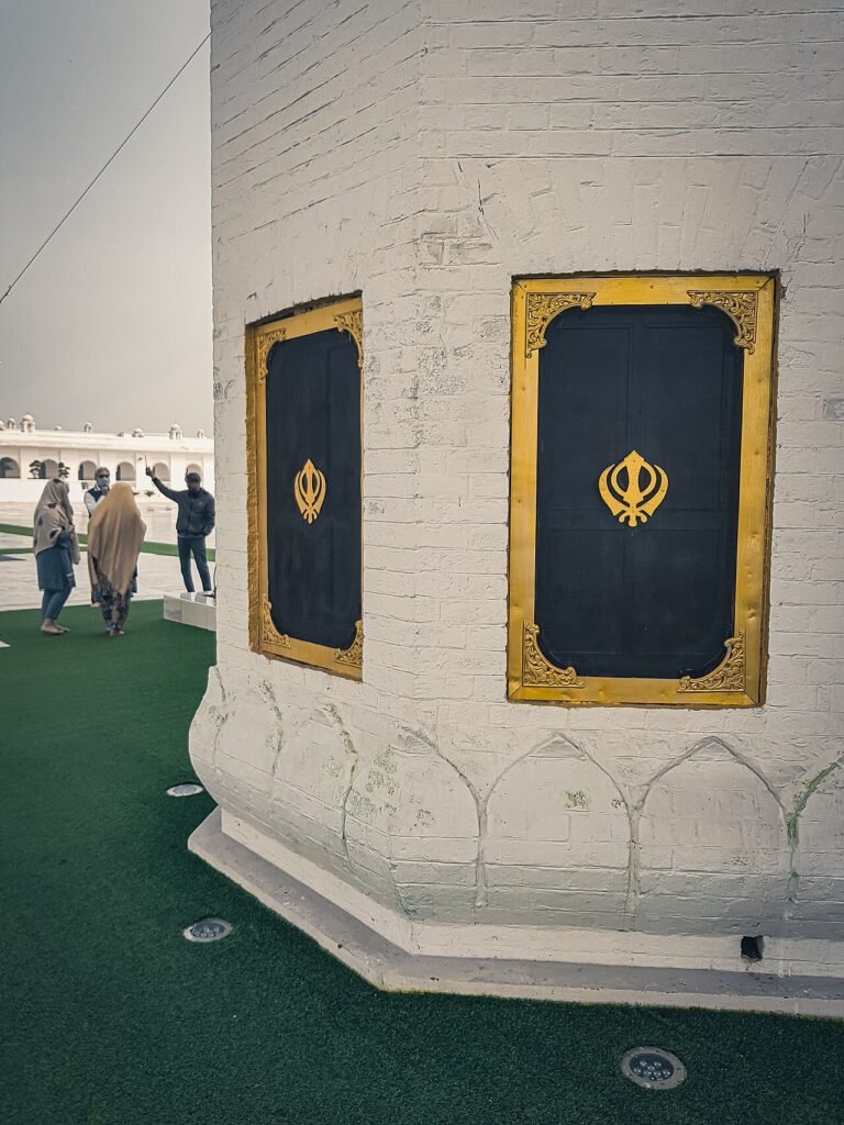 Gurdwara Darbar Sahib at Kartarpur, where Guru Nanak established his later community.