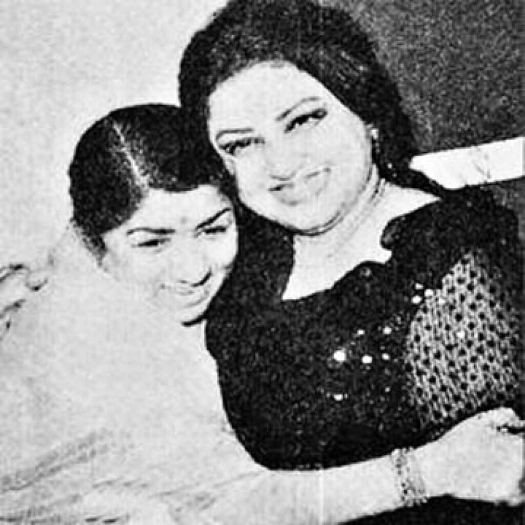 Noor Jehan & Lata Mangeshkar.jpg — related to She Wanted a Share