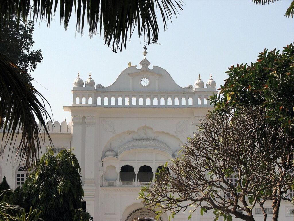Anandpur Sahib, the Sikh centre founded by Guru Tegh Bahadur and developed by Guru Gobind Singh.