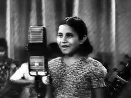 music recording at All India Radio station, Madhubala