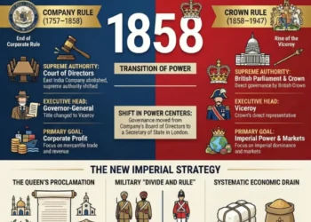 Establishment of the British Raj 1858