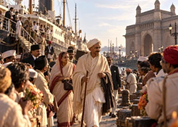 Gandhi Returns to India