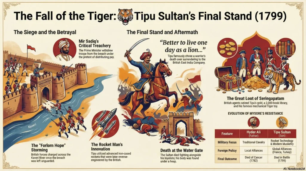 The Death of Tipu Sultan: Betrayal, Battle, and the End of an Era