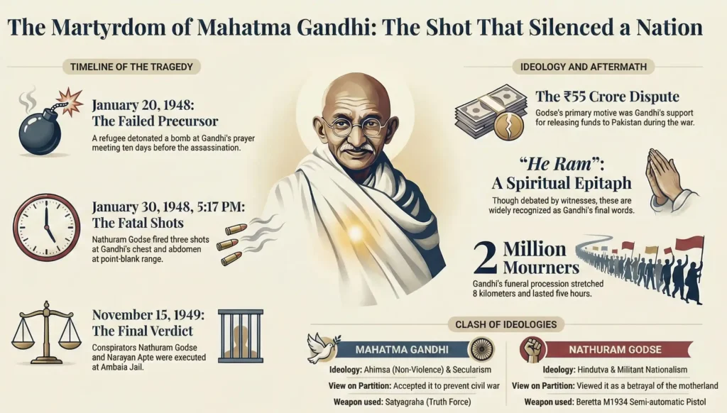 Assassination of Mahatma Gandhi: The Shot That Silenced a Nation