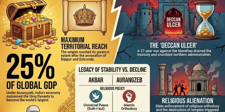 Reign of Aurangzeb: Emperor Who Conquered India but Lost the Empire Reign of Aurangzeb