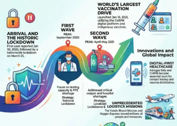 From Lockdown to Vaccination: How India Fought the Coronavirus Pandemic