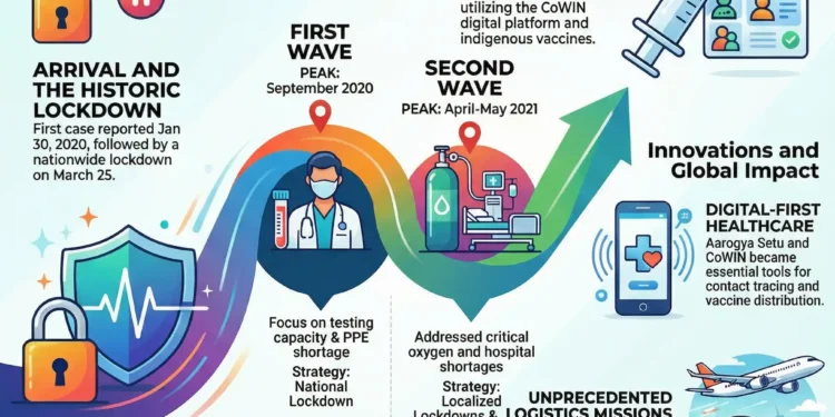 From Lockdown to Vaccination: How India Fought the Coronavirus Pandemic