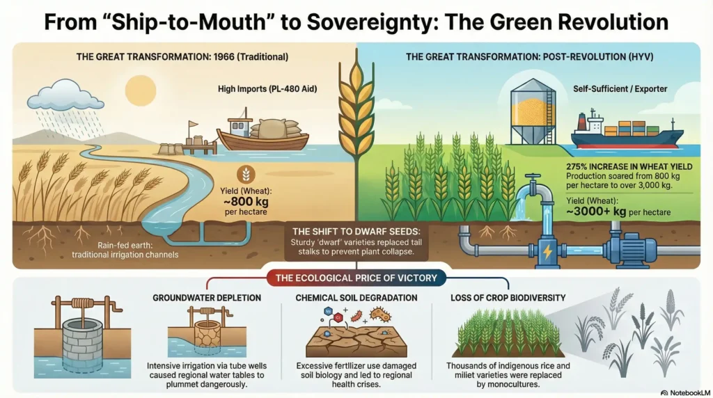 The Green Revolution: How India Defeated Famine with Science