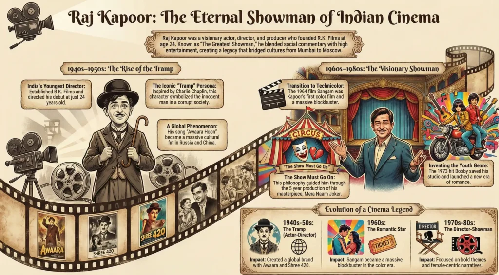 Raj Kapoor (1924–1988): The Greatest Showman of Indian Cinema