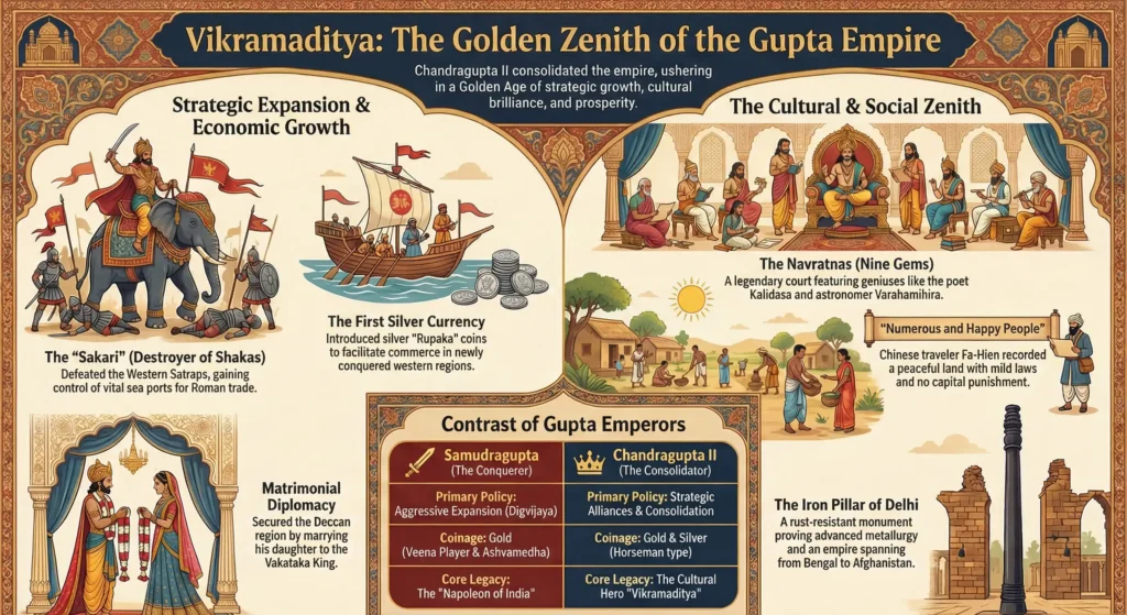 Reign of Chandragupta II: The Legendary Vikramaditya of Ujjain