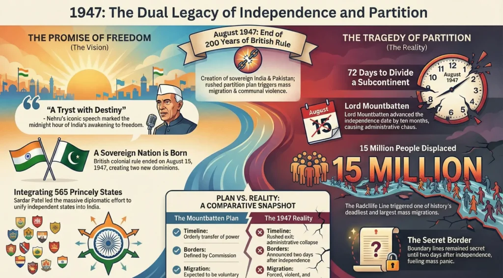India Independence and Partition 1947: The Price of Freedom