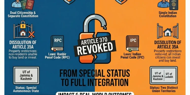 Revocation of Article 370 (2019): The Historic Integration of Jammu & Kashmir