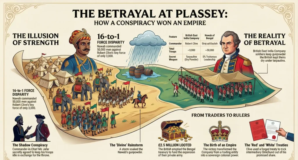 The Battle of Plassey: How a Conspiracy Toppled the Nawab of Bengal