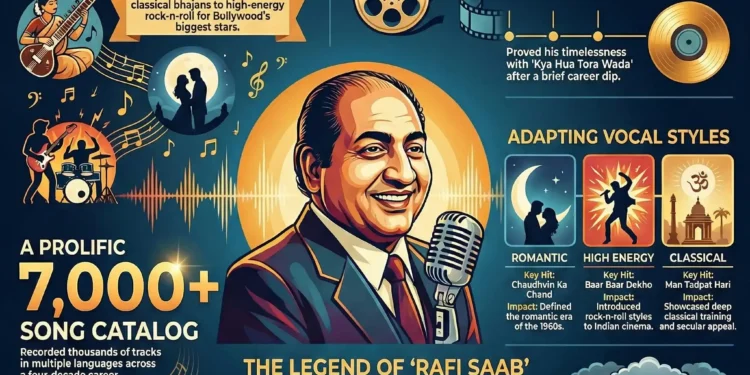 Mohammed Rafi (1924–1980): The Voice That Touched a Million Hearts