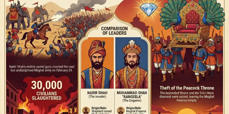 The Sack of Delhi 1739: When Nadir Shah Stole the Peacock Throne