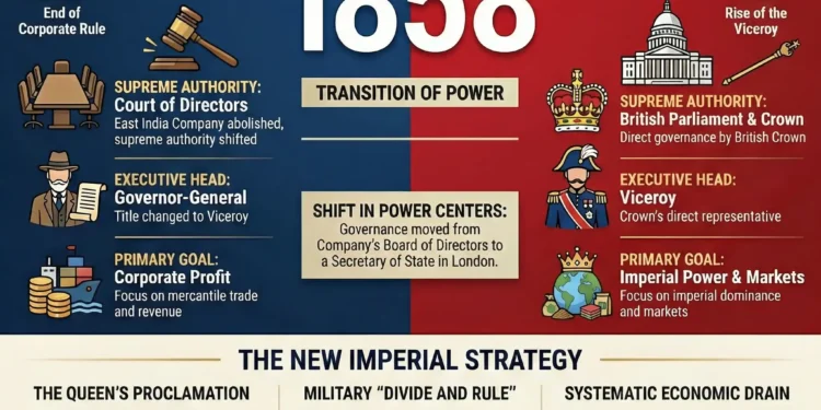 Establishment of the British Raj 1858: The Dawn of Imperial India