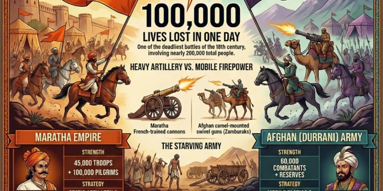 The Third Battle of Panipat: 100,000 Lives Lost in a Single Day