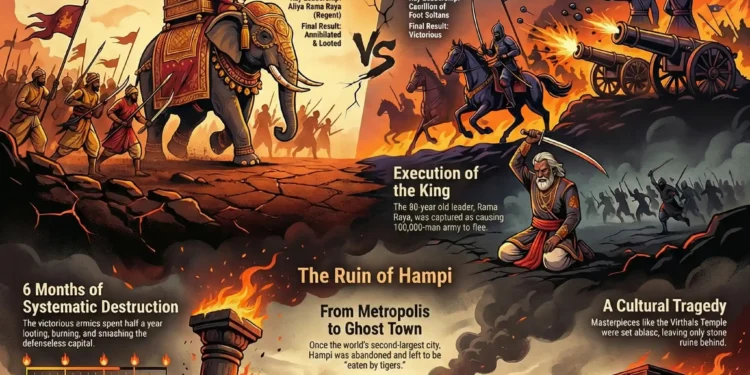 The Battle of Talikota:"City of Victory" Became the Ruins of Hampi