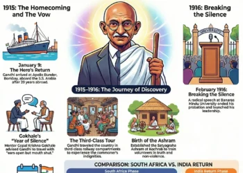 Mahatma Gandhi Return to India: 1915 and the Year of Silence