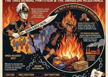 Partition of Bengal 1905: Lord Curzon’s Blunder and the Rise of Swadeshi