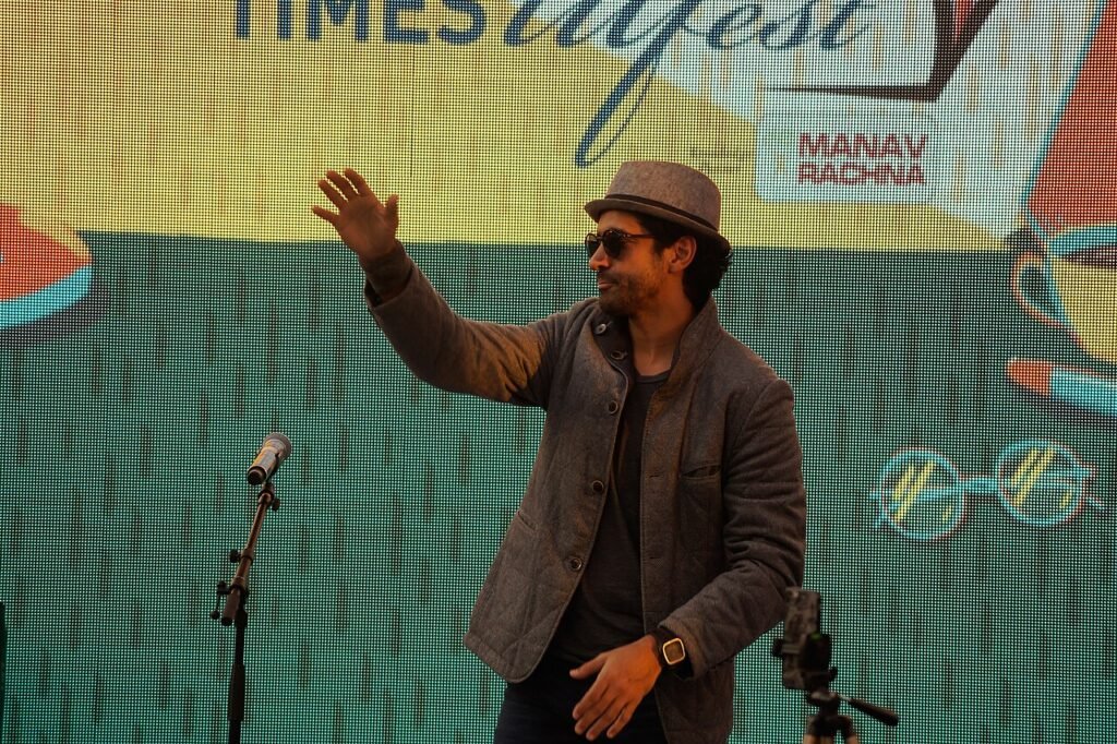 Farhan Akhtar - Times Litfest 2016, New Delhi.jpg — related to Beyond Boundaries: The Complete Biography of Farhan Akhtar