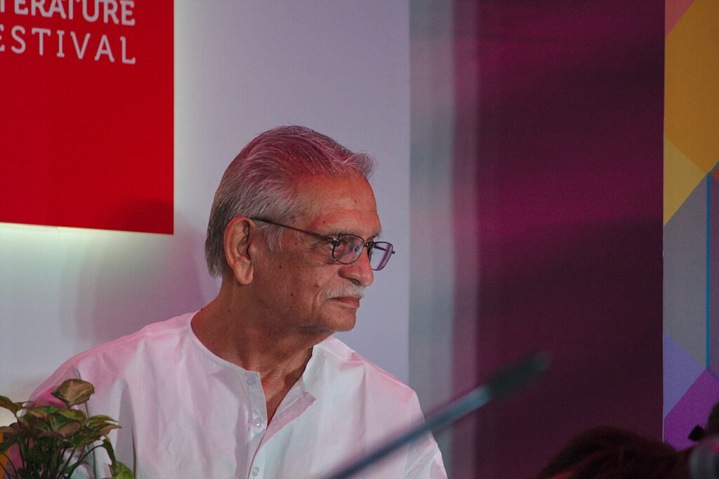 Gulzar At BLF Sep 2013.jpg — related to The Script That Stayed Behind