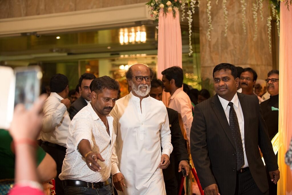 Rajinikanth (May, 2018).jpg — related to He Takes the Wig Off