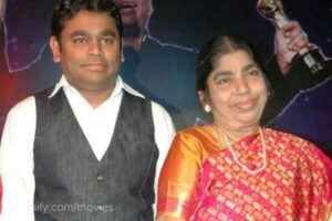 A.R. Rahman with mother