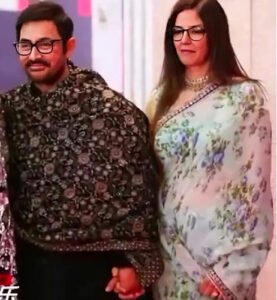Aamir Khan with Gauri Spratt