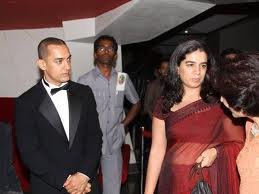 Aamir Khan with Reena Dutta