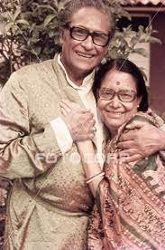 Ashok Kumar with wife Shobha Devi