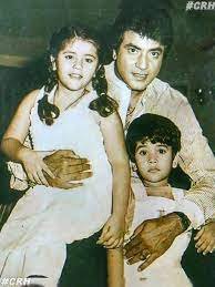 Ekta Kapoor with father and brother Tushar Kapor