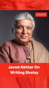 Javed ji on writing Sholay