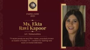 Padma Shri Award of Ekta Kapoor