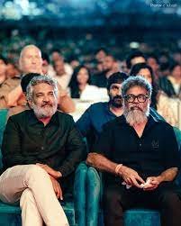 Rajamouli is at Pushpa 2 event
