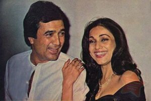 Rajesh Khanna with Tina Munim